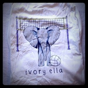 Ivory Ella's volleyball tshirt